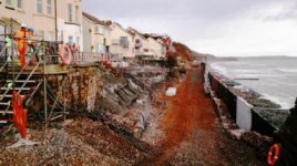 Scaffolding playing a part in the Cornish mainline railway repairs at #Dawlish, naturally.jpg