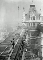 Tower Bridge 1913. Who needs health and safety and handrails.jpg