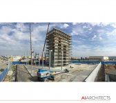 Karyatis Business Centre  Steel structure assembly begins  in Nicosia, Cyprus..jpg