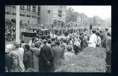 photo of the Queen traveling up Marton road,on her 1956 visit to Middlesbrough. Telephone exchan.jpg